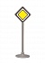 Игровой набор со светофором и знаками дорожного движения, 12 см.  - миниатюра №3